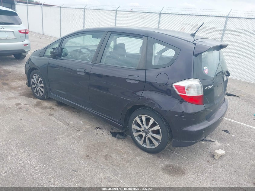 2013 Honda Fit VIN JHMGE8H52DC013978 IAAI salvage auction — LEFT SIDE, Salvage Title, sold $2,275 on 2026-07-09 (photo 3)