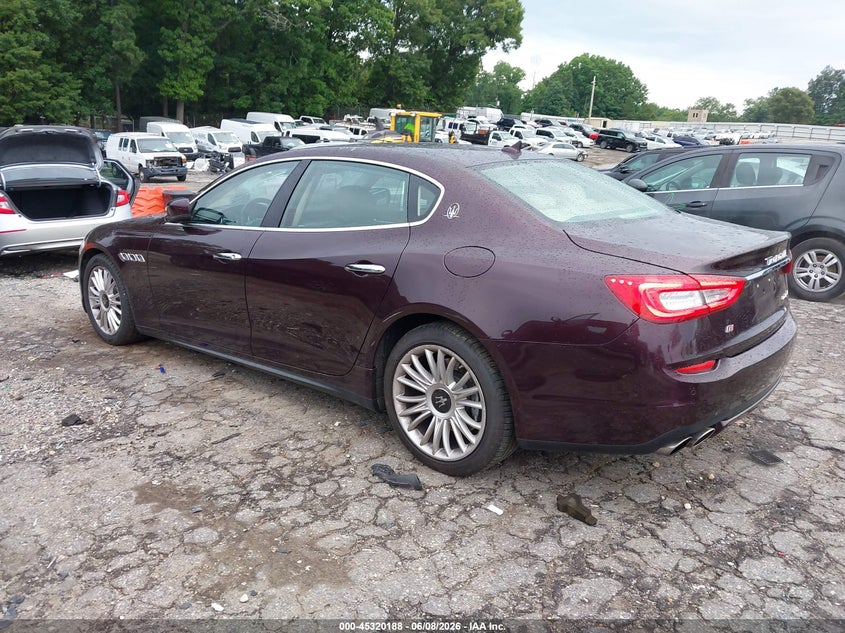 2014 Maserati Quattroporte VIN ZAM56RRA3E1122031 IAAI salvage auction — ROOF, Salvage Title, sold $4,200 on 2026-07-22 (photo 3)