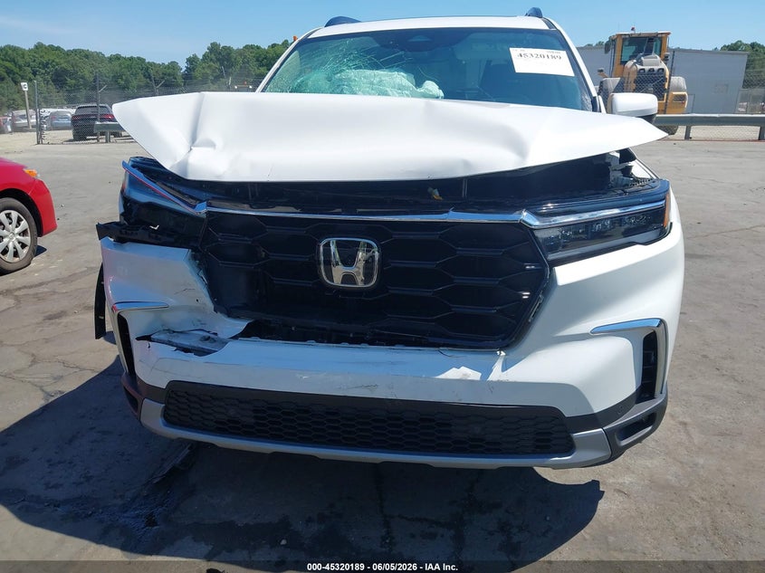 2025 Honda Pilot VIN 5FNYG1H70SB057227 IAAI salvage auction — FRONT END, Salvage (North Carolina), sold $12,500 on 2026-07-30 (photo 6)