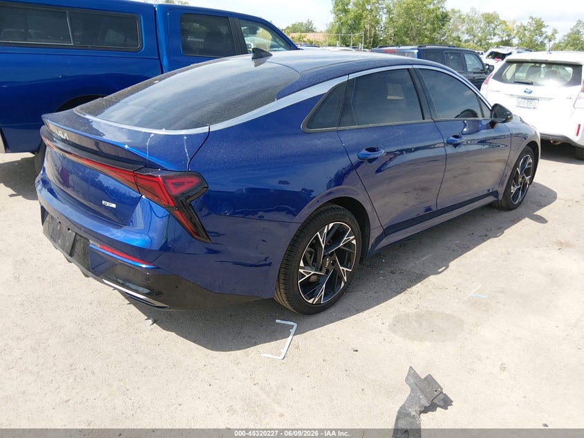 2025 Kia K5 VIN KNAG64J79S5301031 IAAI salvage auction — HAIL, Salvage Title, sold $9,000 on 2026-07-28 (photo 4)