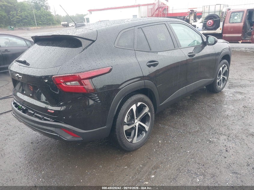 2024 Chevrolet Trax VIN KL77LGE25RC130230 IAAI salvage auction — REAR END, Salvage Title, sold $7,600 on 2026-07-11 (photo 4)