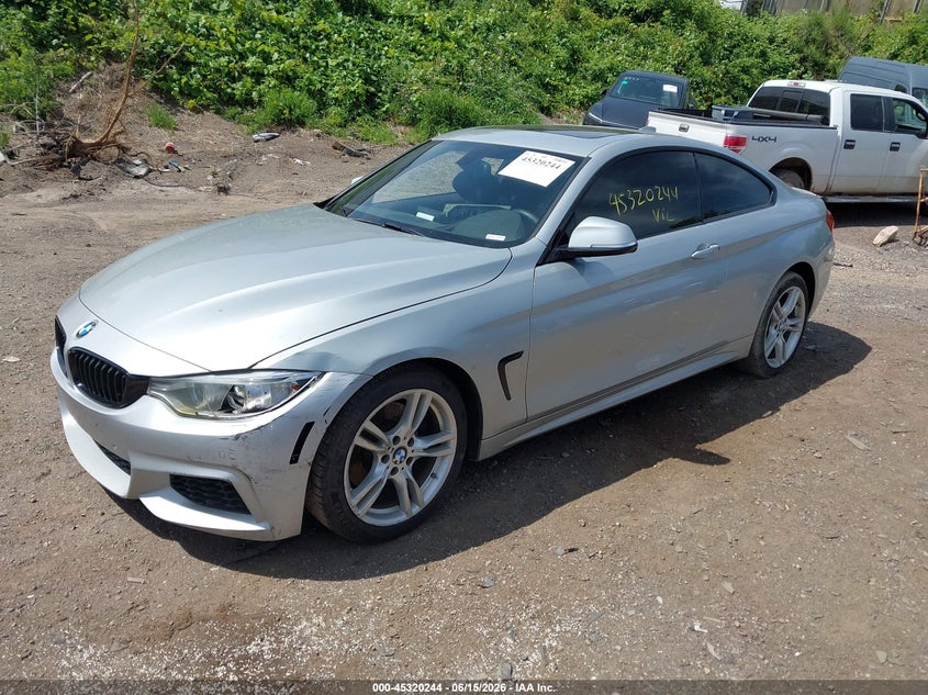 2015 BMW 4er VIN WBA3N5C59FK484585 IAAI salvage auction — RIGHT SIDE, Salvage (Minnesota), sold $1,100 on 2026-08-12 (photo 2)