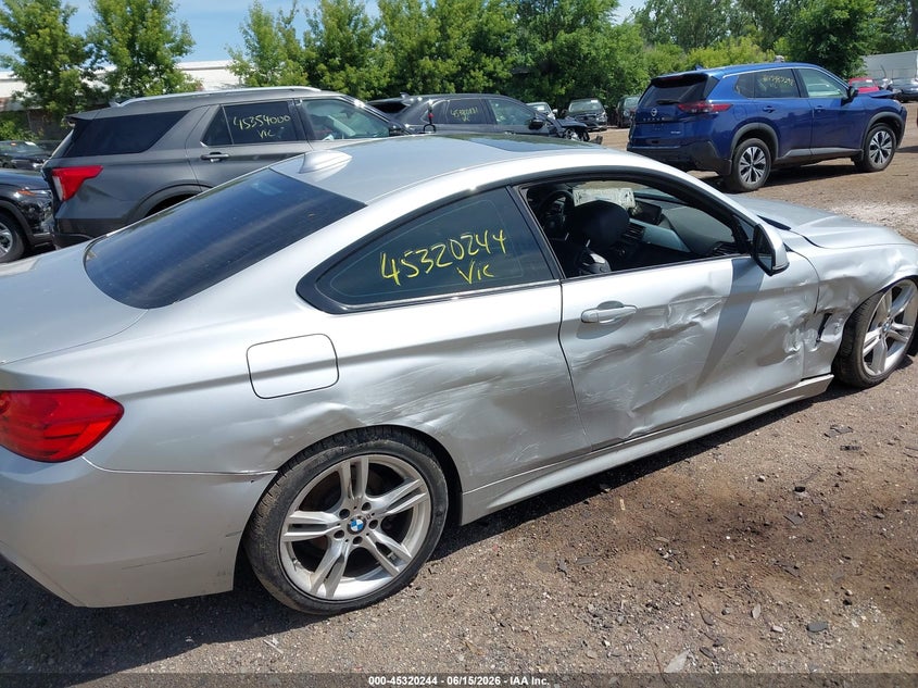 2015 BMW 4er VIN WBA3N5C59FK484585 IAAI salvage auction — RIGHT SIDE, Salvage (Minnesota), sold $1,100 on 2026-08-12 (photo 6)