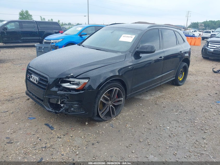2017 Audi Sq5 VIN WA1CCAFP5HA080040 IAAI salvage auction — FRONT END, Salvage Title, sold $10,025 on 2026-07-16 (photo 2)