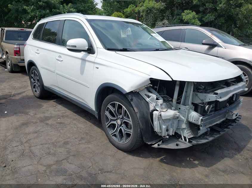 2015 Mitsubishi Outlander VIN JA4JZ4AX1FZ007065 IAAI salvage auction — FRONT END, Salvage Title, sold $1,300 on 2026-07-16 (photo 1)