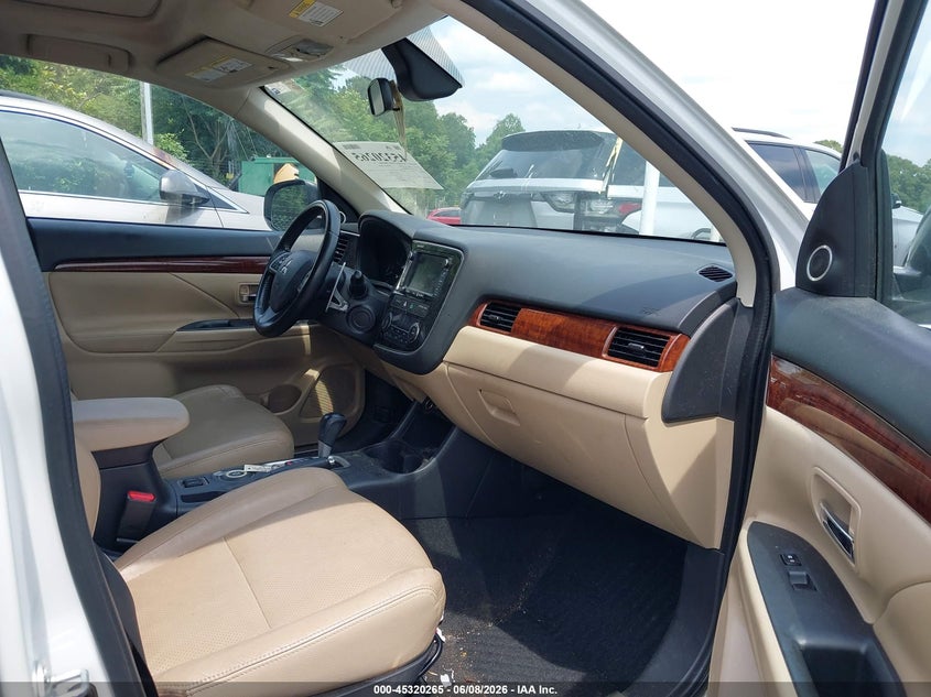 2015 Mitsubishi Outlander VIN JA4JZ4AX1FZ007065 IAAI salvage auction — FRONT END, Salvage Title, sold $1,300 on 2026-07-16 (photo 5)