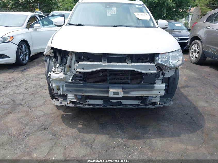 2015 Mitsubishi Outlander VIN JA4JZ4AX1FZ007065 IAAI salvage auction — FRONT END, Salvage Title, sold $1,300 on 2026-07-16 (photo 6)