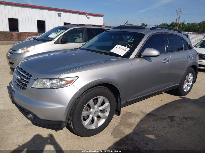 2003 Infiniti Fx35 VIN JNRAS08WX3X003863 IAAI salvage auction — NORMAL WEAR, Clear (Missouri), sold $325 on 2026-07-14 (photo 2)