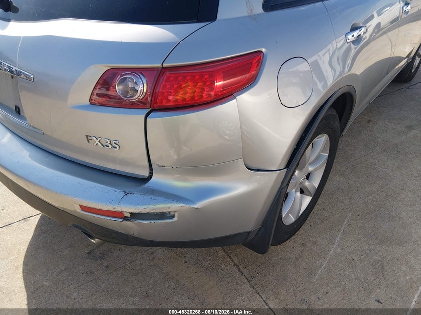 2003 Infiniti Fx35 VIN JNRAS08WX3X003863 IAAI salvage auction — NORMAL WEAR, Clear (Missouri), sold $325 on 2026-07-14 (photo 6)