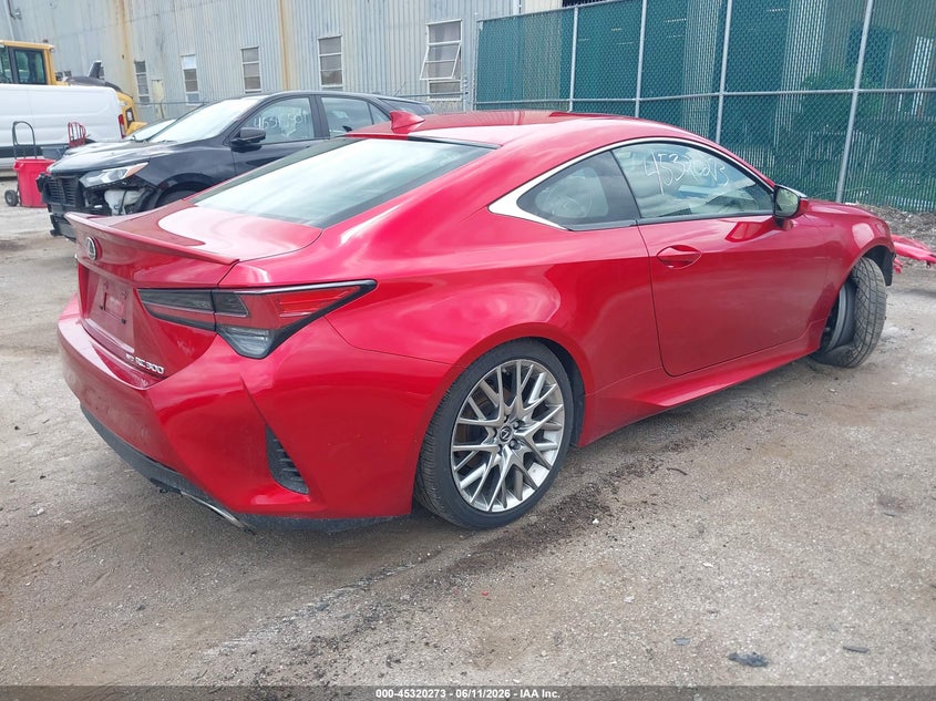 2021 Lexus Rc VIN JTHD85EC1M5006262 IAAI salvage auction — RIGHT FRONT, Salvage (Indiana), sold $13,000 on 2026-08-28 (photo 4)