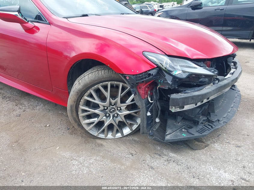2021 Lexus Rc VIN JTHD85EC1M5006262 IAAI salvage auction — RIGHT FRONT, Salvage (Indiana), sold $13,000 on 2026-08-28 (photo 6)