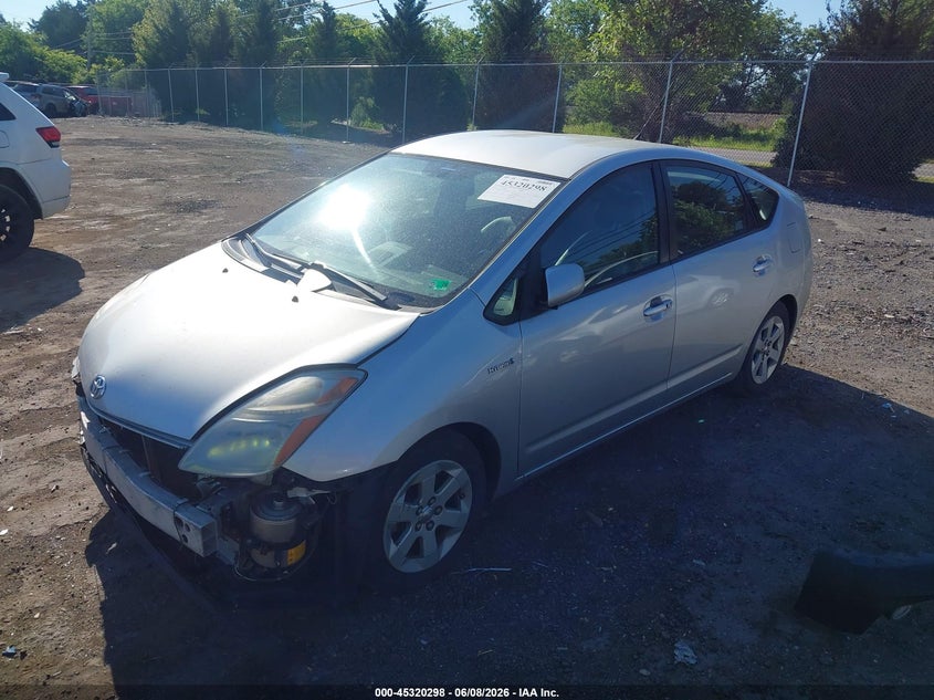 2009 Toyota Prius VIN JTDKB20U397851800 IAAI salvage auction — FRONT END, Clear (Virginia), sold $800 on 2026-07-24 (photo 2)