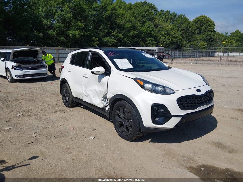 2022 Kia Sportage VIN KNDP6CAC0N7960716 IAAI salvage auction — SIDE, Salvage (Tennessee), sold $5,200 on 2026-07-09 (photo 1)