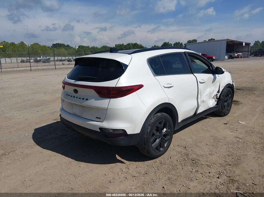 2022 Kia Sportage VIN KNDP6CAC0N7960716 IAAI salvage auction — SIDE, Salvage (Tennessee), sold $5,200 on 2026-07-09 (photo 4)