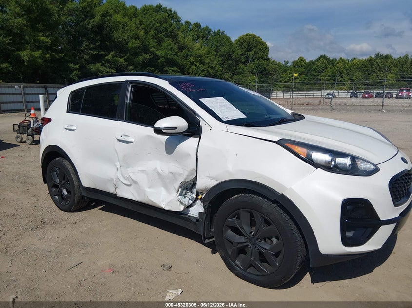 2022 Kia Sportage VIN KNDP6CAC0N7960716 IAAI salvage auction — SIDE, Salvage (Tennessee), sold $5,200 on 2026-07-09 (photo 6)