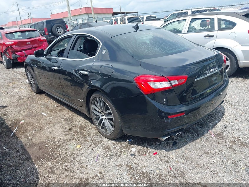2017 Maserati Ghibli VIN ZAM57XSA0H1197902 IAAI salvage auction — FRONT END, Salvage Title, sold $3,200 on 2026-07-16 (photo 3)