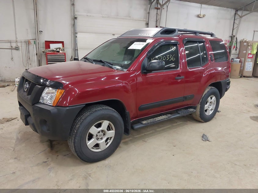 2005 Nissan Xterra VIN 5N1AN08W85C611362 IAAI salvage auction — REAR END, Salvage (Pennsylvania), sold $400 on 2026-07-09 (photo 2)