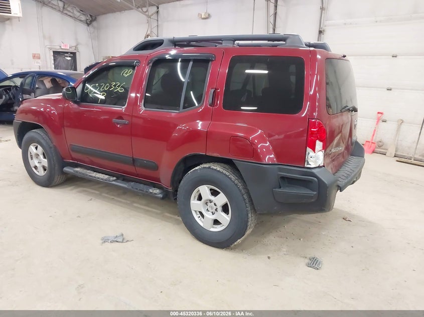 2005 Nissan Xterra VIN 5N1AN08W85C611362 IAAI salvage auction — REAR END, Salvage (Pennsylvania), sold $400 on 2026-07-09 (photo 3)