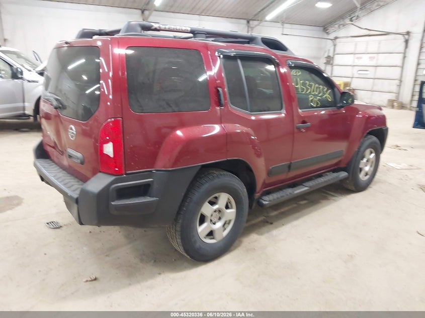 2005 Nissan Xterra VIN 5N1AN08W85C611362 IAAI salvage auction — REAR END, Salvage (Pennsylvania), sold $400 on 2026-07-09 (photo 4)
