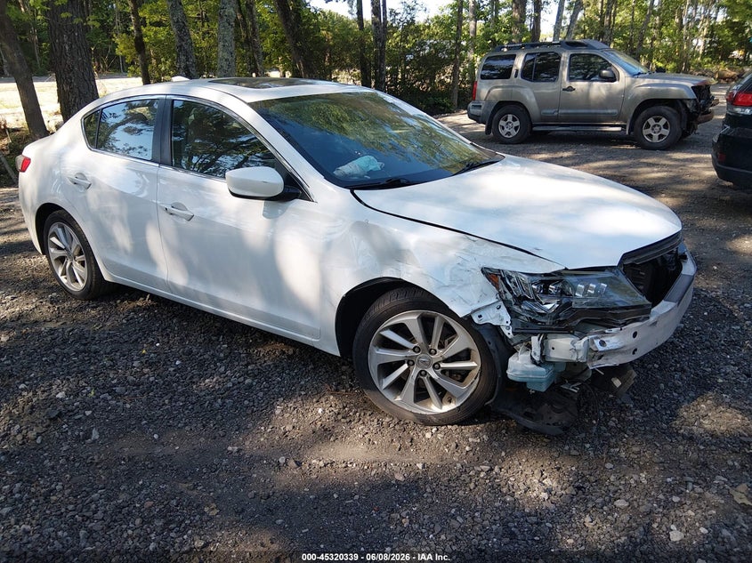 2017 Acura Ilx VIN 19UDE2F34HA000767 IAAI salvage auction — FRONT END, Salvage Title, sold $1,600 on 2026-07-09 (photo 1)