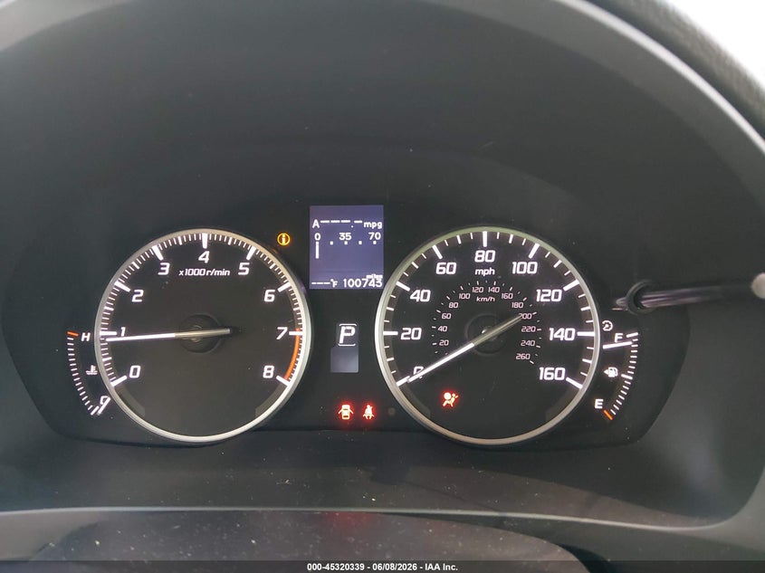 2017 Acura Ilx VIN 19UDE2F34HA000767 IAAI salvage auction — FRONT END, Salvage Title, sold $1,600 on 2026-07-09 (photo 7)