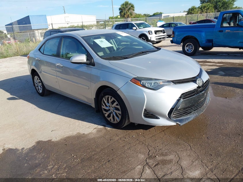 2018 Toyota Corolla VIN 5YFBURHE9JP840447 IAAI salvage auction — LEFT REAR, Salvage Title, sold $3,600 on 2026-07-08 (photo 1)