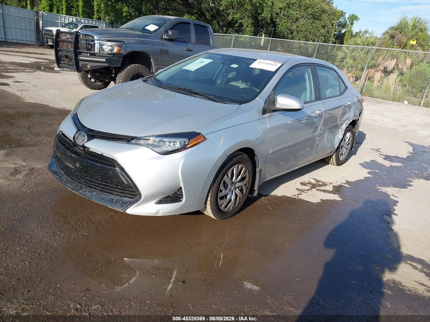 2018 Toyota Corolla VIN 5YFBURHE9JP840447 IAAI salvage auction — LEFT REAR, Salvage Title, sold $3,600 on 2026-07-08 (photo 2)