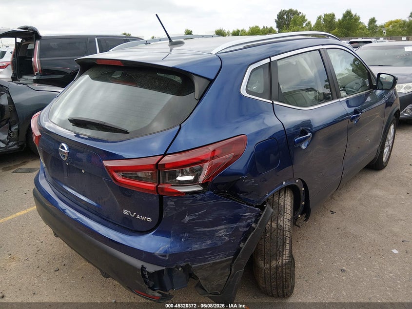 2020 Nissan Rogue VIN JN1BJ1CW3LW381410 IAAI salvage auction — RIGHT REAR, Salvage Title, sold $2,250 on 2026-07-21 (photo 4)