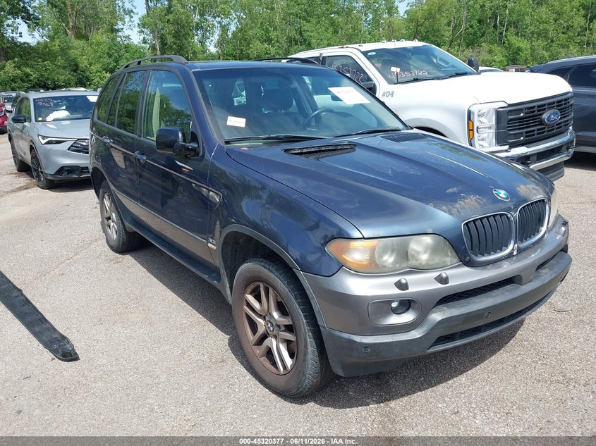 2004 BMW X5 VIN 5UXFA13554LU34065 IAAI salvage auction — RIGHT REAR, Salvage (Ohio), sold $325 on 2026-07-14 (photo 1)