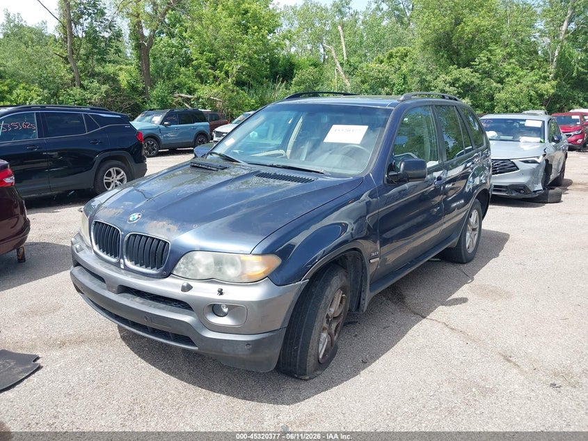 2004 BMW X5 VIN 5UXFA13554LU34065 IAAI salvage auction — RIGHT REAR, Salvage (Ohio), sold $325 on 2026-07-14 (photo 2)