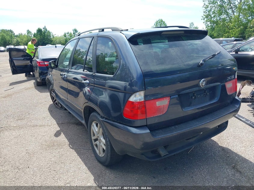 2004 BMW X5 VIN 5UXFA13554LU34065 IAAI salvage auction — RIGHT REAR, Salvage (Ohio), sold $325 on 2026-07-14 (photo 3)