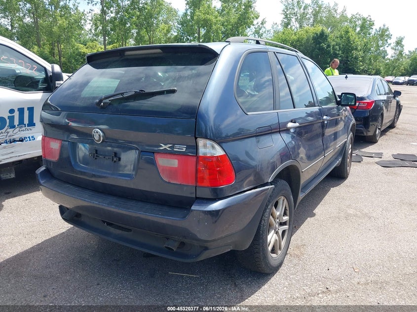 2004 BMW X5 VIN 5UXFA13554LU34065 IAAI salvage auction — RIGHT REAR, Salvage (Ohio), sold $325 on 2026-07-14 (photo 4)