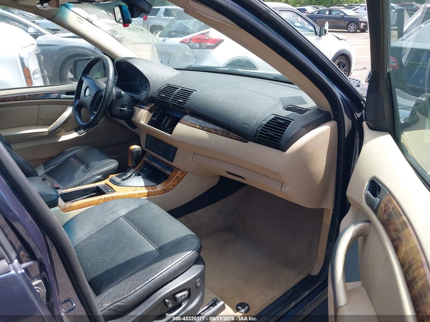 2004 BMW X5 VIN 5UXFA13554LU34065 IAAI salvage auction — RIGHT REAR, Salvage (Ohio), sold $325 on 2026-07-14 (photo 5)