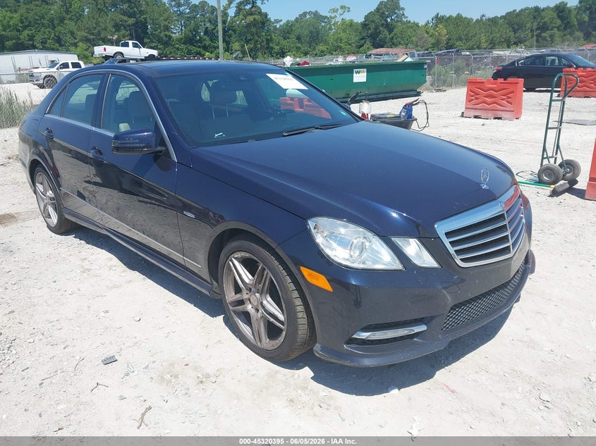 2012 Mercedes-benz E-klasse VIN WDDHF8JBXCA648532 IAAI salvage auction — NORMAL WEAR, Salvage (South Carolina), sold $500 on 2026-07-21 (photo 1)