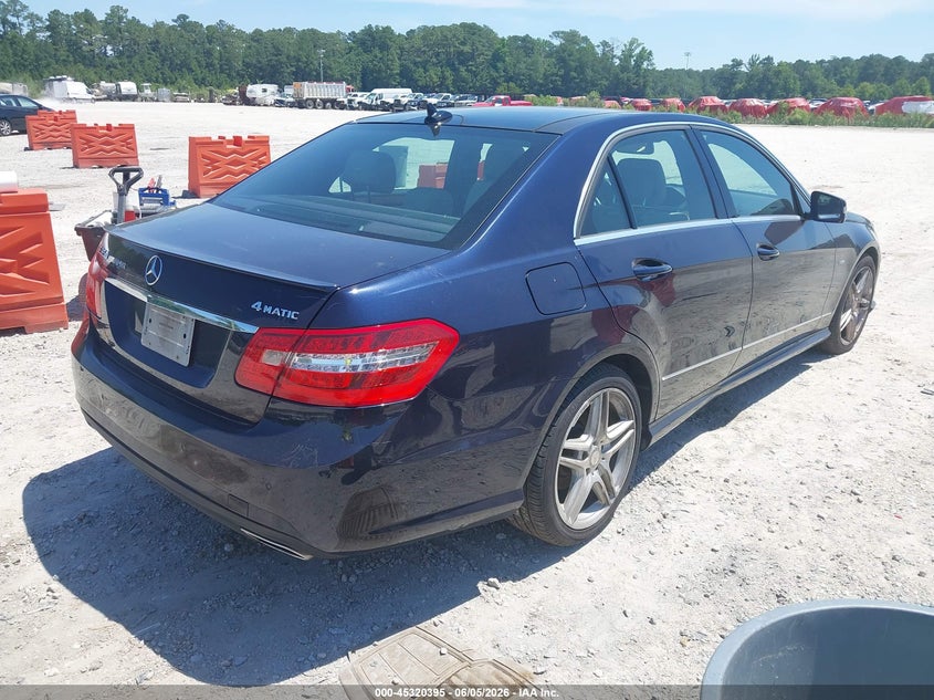 2012 Mercedes-benz E-klasse VIN WDDHF8JBXCA648532 IAAI salvage auction — NORMAL WEAR, Salvage (South Carolina), sold $500 on 2026-07-21 (photo 4)