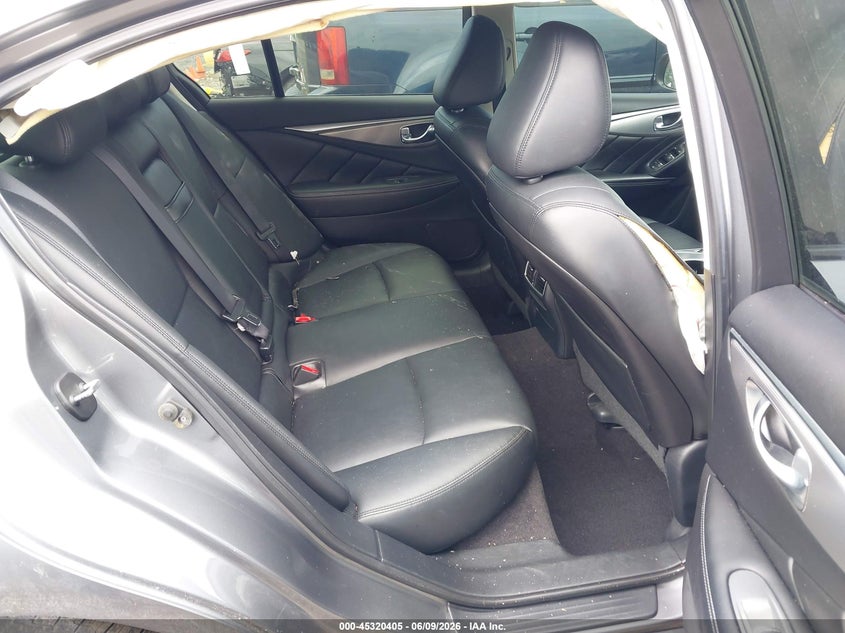2017 Infiniti Q50 VIN JN1EV7ARXHM838346 IAAI salvage auction — FRONT END, Salvage Title, sold $375 on 2026-07-23 (photo 8)