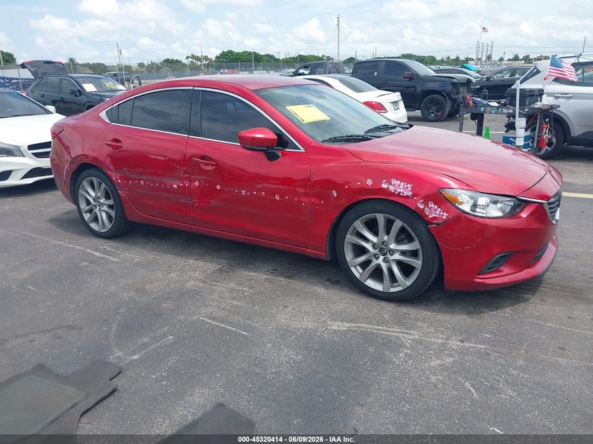 2017 Mazda 6 VIN JM1GL1V53H1149654 IAAI salvage auction — RIGHT SIDE, Salvage Title, sold $1,500 on 2026-07-16 (photo 1)