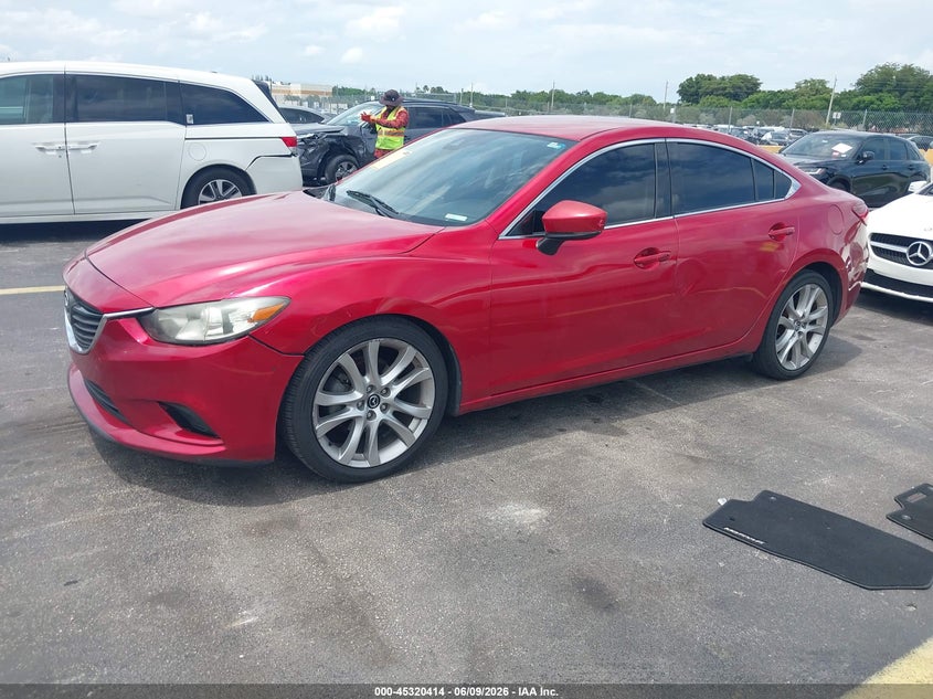 2017 Mazda 6 VIN JM1GL1V53H1149654 IAAI salvage auction — RIGHT SIDE, Salvage Title, sold $1,500 on 2026-07-16 (photo 2)