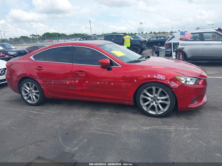 2017 Mazda 6 VIN JM1GL1V53H1149654 IAAI salvage auction — RIGHT SIDE, Salvage Title, sold $1,500 on 2026-07-16 (photo 6)