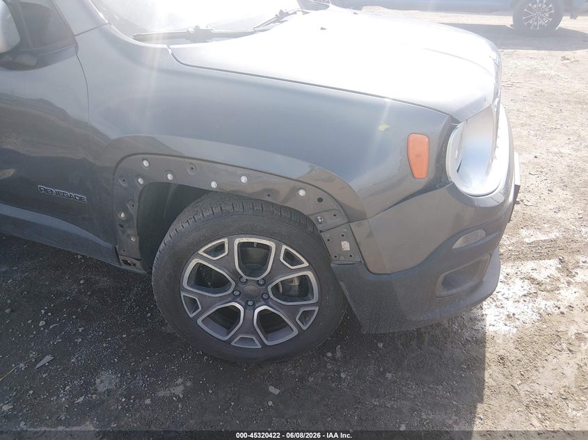 2016 Jeep Renegade VIN ZACCJADT9GPC84043 IAAI salvage auction — RIGHT FRONT, Salvage Title, sold $1,050 on 2026-08-16 (photo 6)