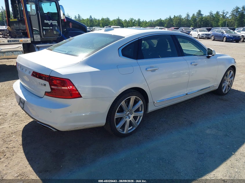 2018 Volvo S90 VIN LVY992ML8JP008460 IAAI salvage auction — FRONT END, Salvage Title, sold $8,200 on 2026-07-09 (photo 4)