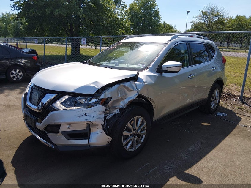 2017 Nissan Rogue VIN JN8AT2MV7HW270093 IAAI salvage auction — LEFT FRONT, Salvage Title, sold $25 on 2026-07-27 (photo 2)