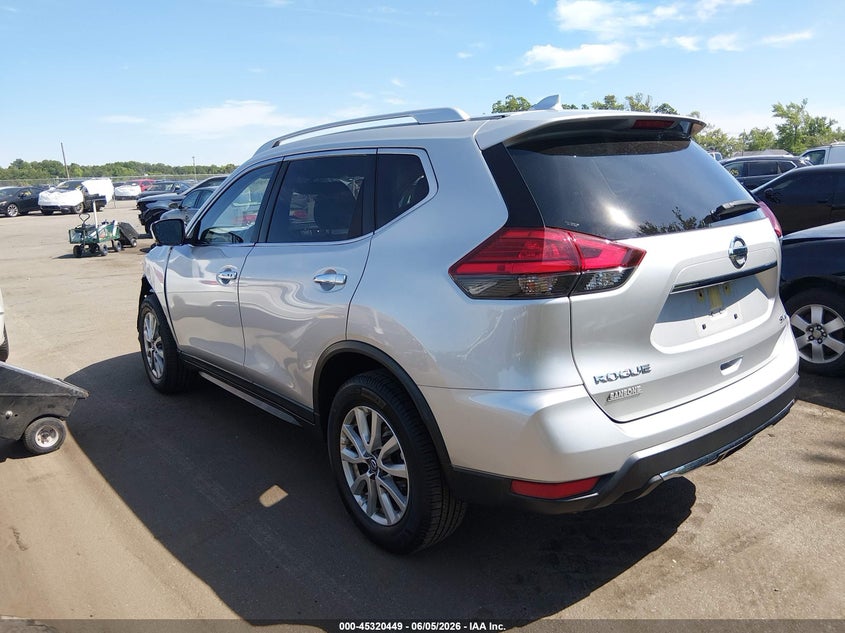 2017 Nissan Rogue VIN JN8AT2MV7HW270093 IAAI salvage auction — LEFT FRONT, Salvage Title, sold $25 on 2026-07-27 (photo 3)