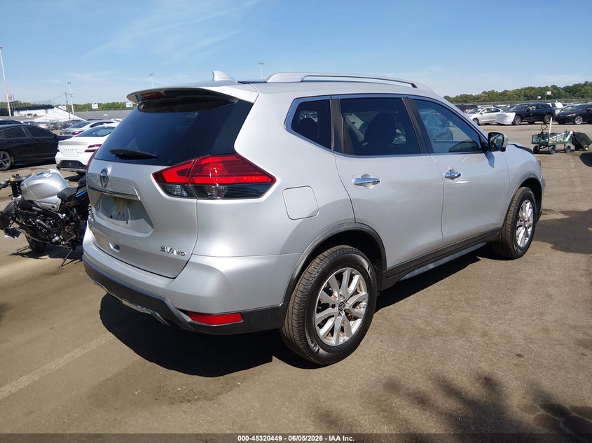 2017 Nissan Rogue VIN JN8AT2MV7HW270093 IAAI salvage auction — LEFT FRONT, Salvage Title, sold $25 on 2026-07-27 (photo 4)