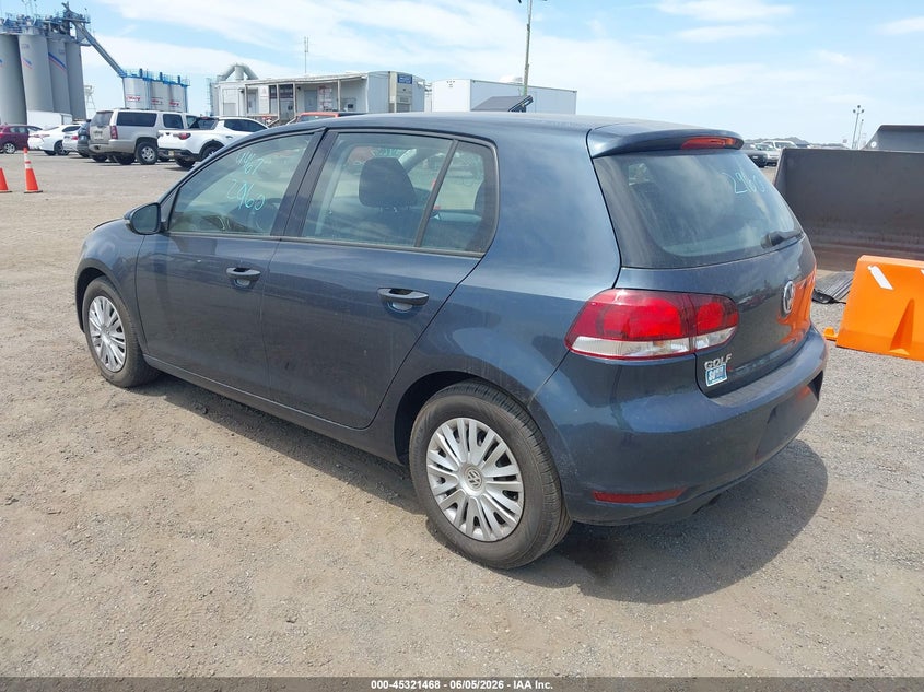 2013 Volkswagen Golf VIN WVWDB7AJ9DW135508 IAAI salvage auction — UNDERCARRIAGE, Mv-907A (New York), sold $25 on 2026-07-28 (photo 3)