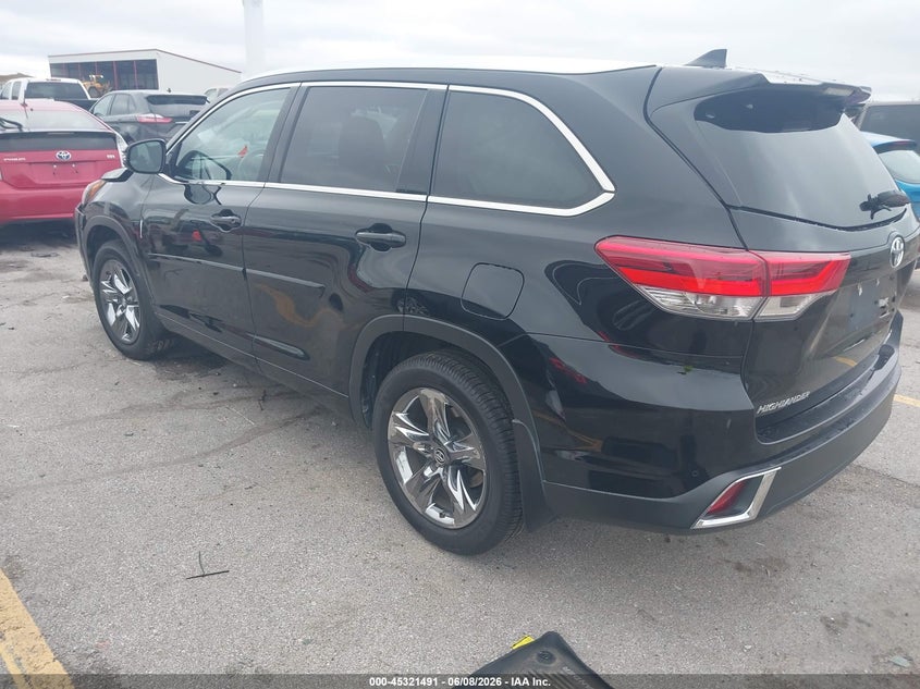 2019 Toyota Highlander VIN 5TDDZRFH1KS722408 IAAI salvage auction — FRONT END, Salvage Title, sold $7,600 on 2026-07-22 (photo 3)