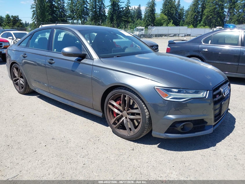 2017 Audi S6 VIN WAUFFAFCXHN069239 IAAI salvage auction — LEFT SIDE, Bill Of Sale (Washington), sold $14,250 on 2026-07-15 (photo 1)