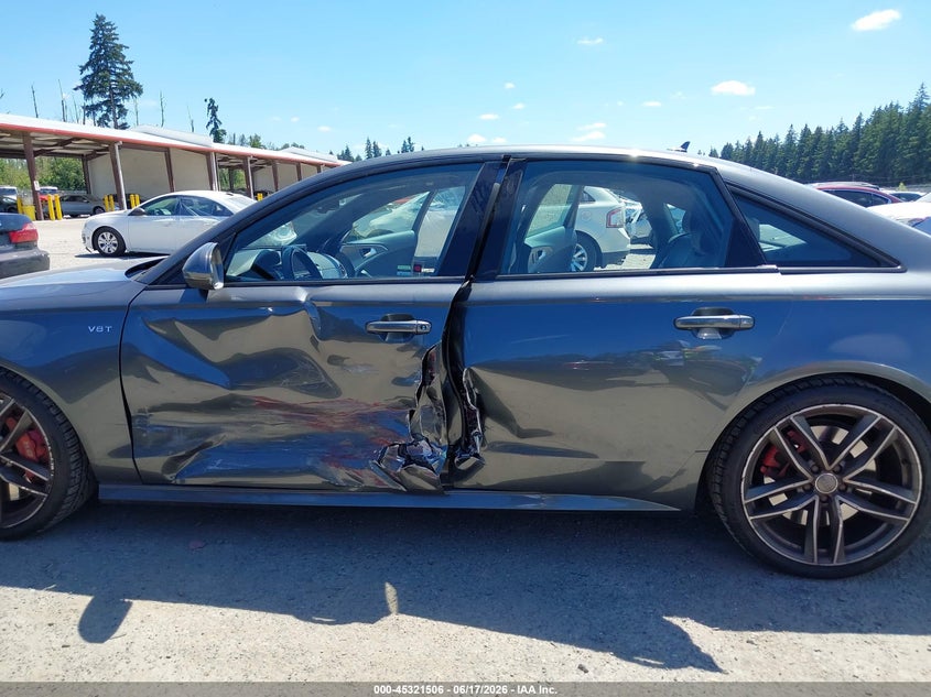 2017 Audi S6 VIN WAUFFAFCXHN069239 IAAI salvage auction — LEFT SIDE, Bill Of Sale (Washington), sold $14,250 on 2026-07-15 (photo 6)