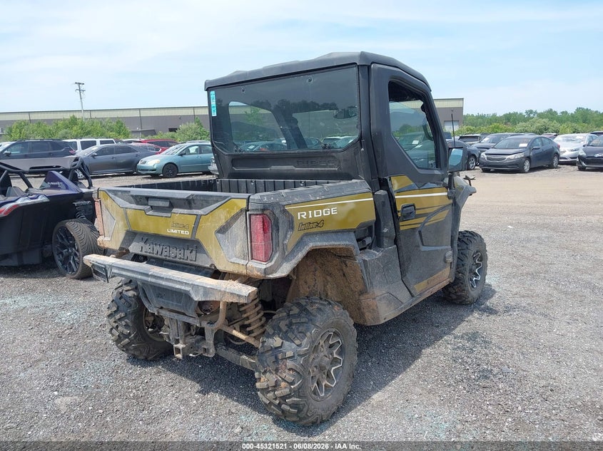 2024 Kawasaki VIN JKAWFCE15RB500694 IAAI salvage auction — RIGHT SIDE, Salvage Title, sold $12,950 on 2026-08-11 (photo 4)