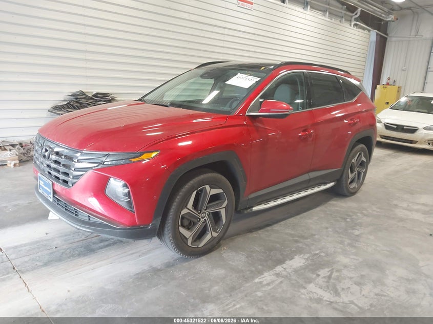 2023 Hyundai Tucson VIN 5NMJECAE2PH214418 IAAI salvage auction — LEFT & RIGHT, Salvage Title, sold $12,100 on 2026-07-29 (photo 2)